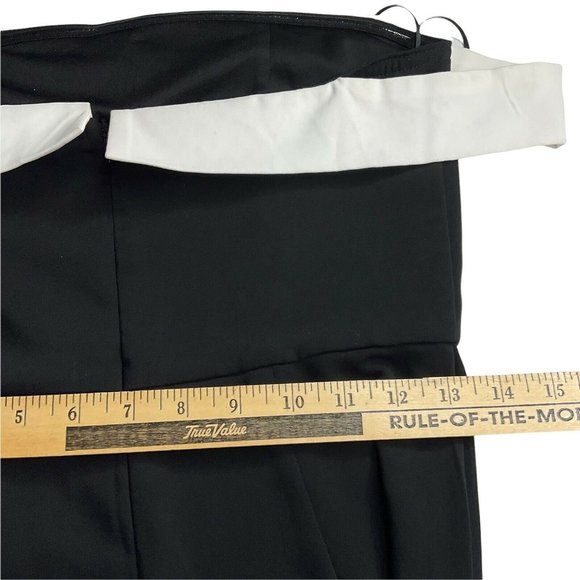 By The Way Revolve Jumpsuit Womens Sz S Black Open Shoulder Wide Leg Nwt $122 - Picture 8 of 11